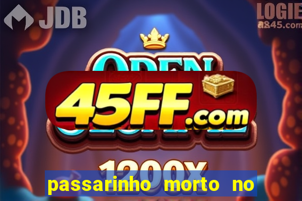 passarinho morto no quintal significado espiritual